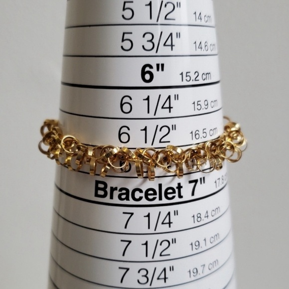 Rare 18K Gold Chain Bracelet / Solid Gold - Picture 5 of 5